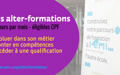 Les alter-formations de l’émi. Des formations innovantes pour muscler votre profil professionnel