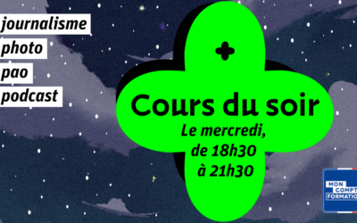 Cours du soir 2023 – C’est beau une formation la nuit !