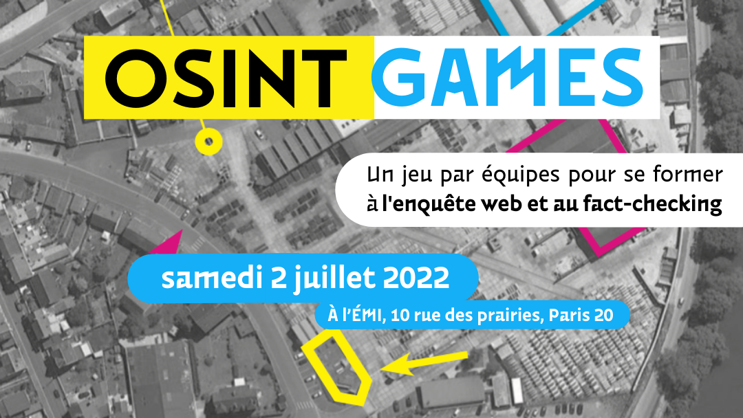 formation OSINT Games : Enquêter avec les données « ouvertes »